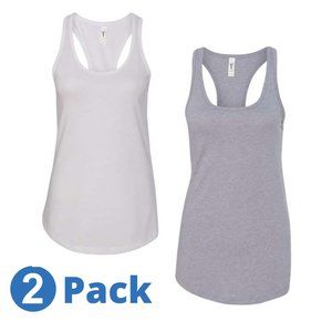 2 Pack Bundle - Ladies' Ideal Racerback Tank Top